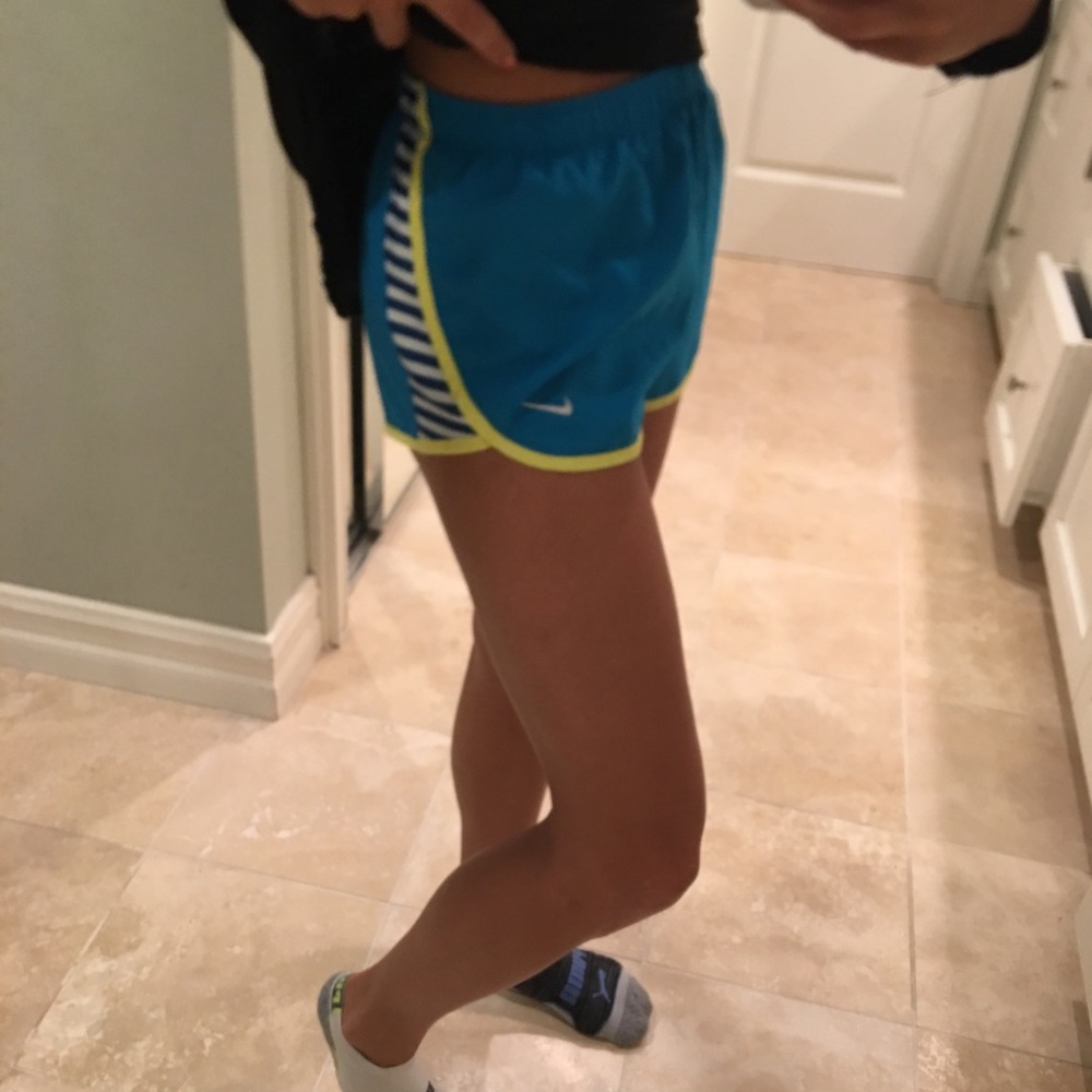 Nike blue shorts